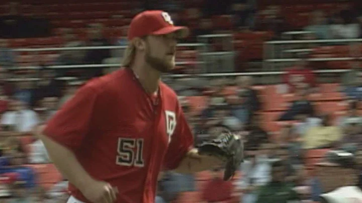 Jon Rauch strikes out four in the 8th