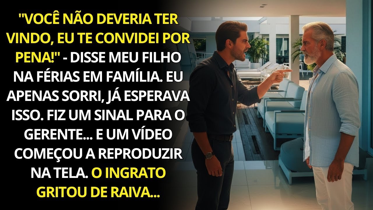 “Não devias ter vindo, pai. Convidei-te por pena.” Foi assim que o meu filho me recebeu na varanda da casa de praia, no primeiro dia de férias em família. Eu tinha feito quatro horas de viagem,...