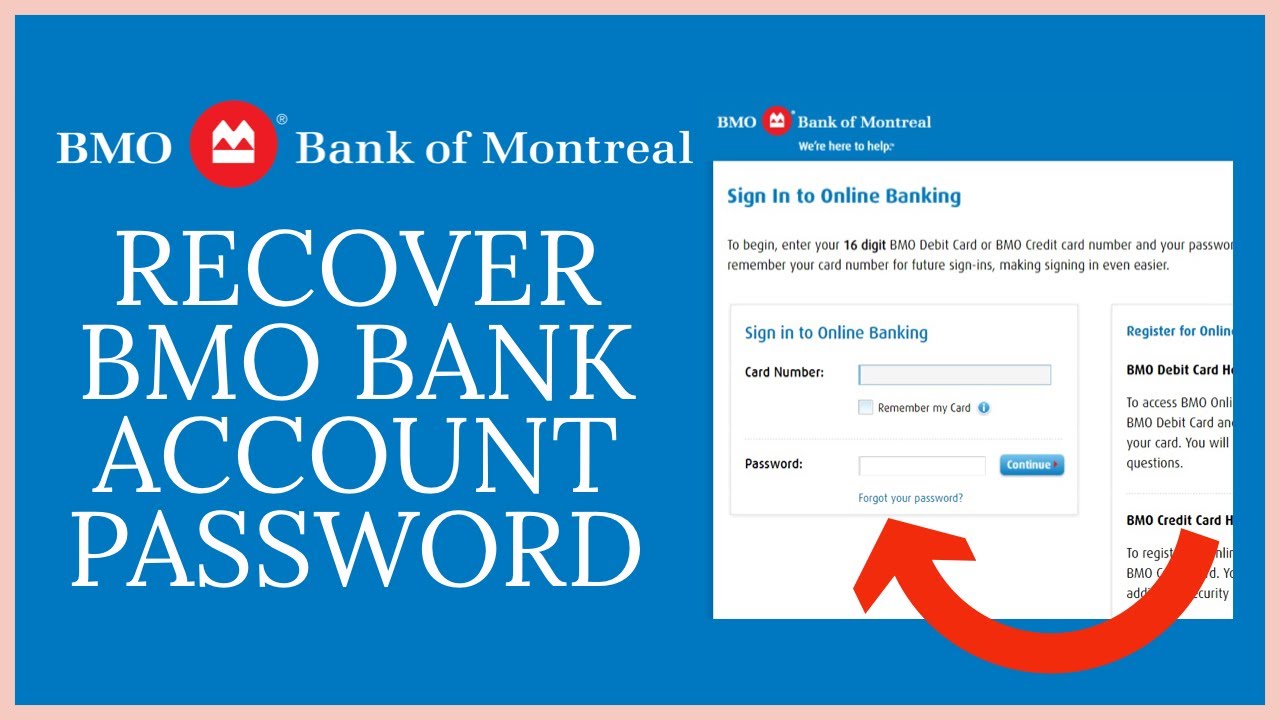 Bank of Montreal Password Reset | BMO BANK Password Reset 2021 - YouTube