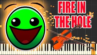 FIRE IN THE HOLE but it's Violin MIDI (Auditory Illusion) | FIRE IN THE HOLE Violin sound