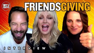 Nicol Paone, Malin Akerman \& Ryan Hansen   Friendsgiving Interview