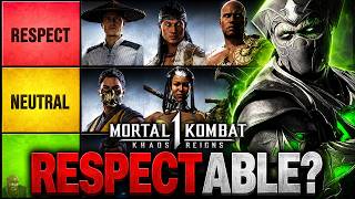 Ranking Every MK1 Character By How Much I Respect Them