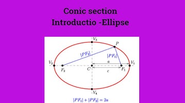 Conic Section - Ellipse-introduction|Class-11th |Master Cadre |B.Sc||NDA|JEE