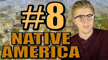 Civ V: Brave New World Gameplay - Native America Mods - Part 8 [AI Only]
