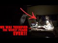 We had a intruder in our room .. *we were terrified*