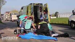 Fietsster zwaargewond na aanrijding met busje Baakwoning Naaldwijk