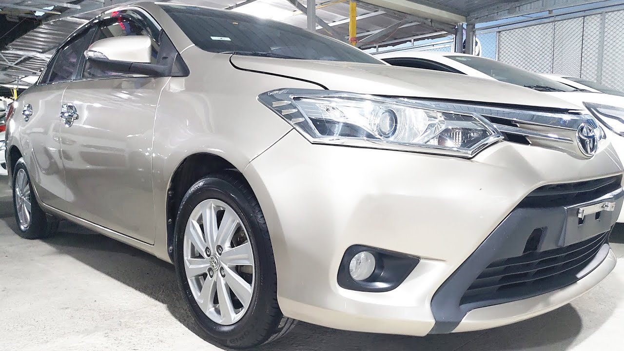 Toyota Vios 2014 số tự động bản G - Xe gia đình màu vàng cát cực đẹp và ...