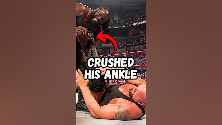 Mark Henry Crushed Big Show's Ankle But He Got Payback #bigshow #markhenry #shorts