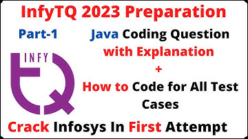 infytq 2023 preparation | infytq Java coding question