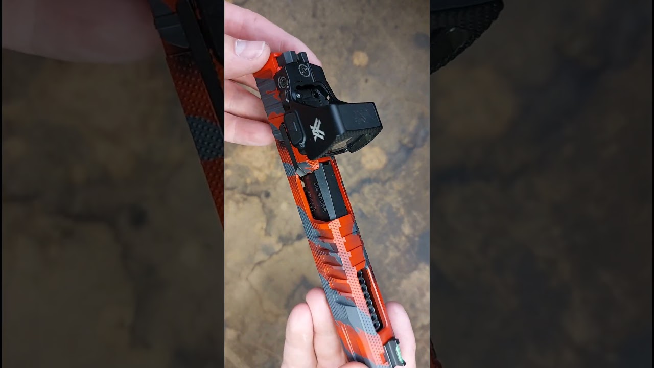 Sig Fuse Slide Custom Milling GR8 Porting Optic Pocket Mod 