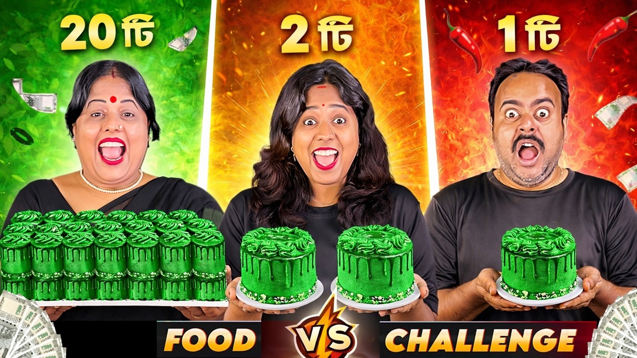 Challenge Video 20 LAYERS FOOD CHALLENGE | EXTREME FUNNY CHALLENGE 100 LAYER CHOCOLATE ...