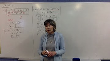 Finding the Rule from a Table of Values - Video 2 (of 2)