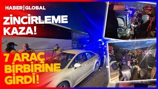 İstanbul Yolunda Feci Zincirleme Kaza! Çok Sayıda Yaralı Var!