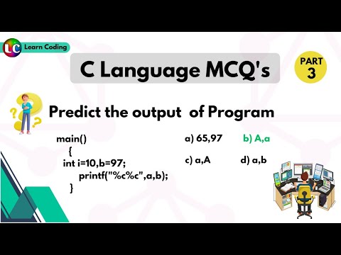 Part-3 C MCQs | Top 30 C Programming mcq questions and answers | Learn Coding