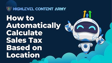 How to Automatically Calculate Sales Tax Based on Location