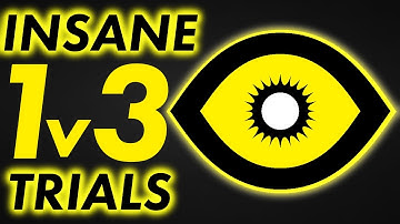 1v3 TRIALS! INSANE ENDING! TRIPLE SUPER DODGE