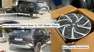 Maruti Grand Vitara TOP Model Alloys | Toyota Hyrider Alloys | Michelin Tires Ludhiana