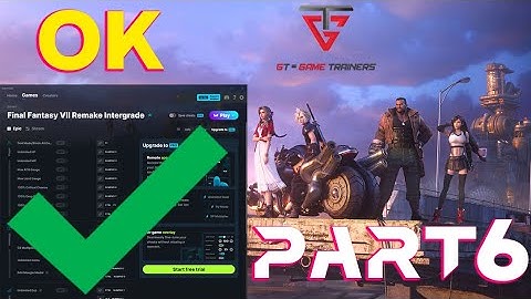 Final Fantasy VII Remake Intergrade gameplay part 6 - WeMod Trainer