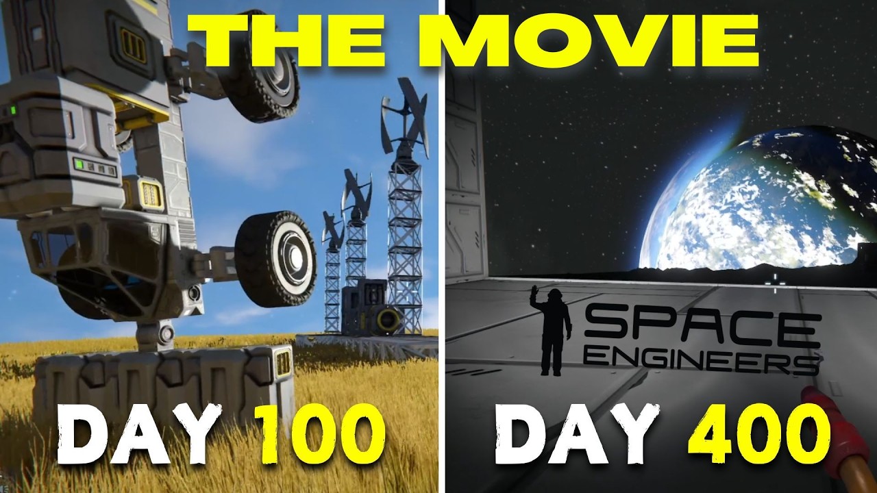 I Spent 400 Days in Space Engineers - THE MOVIE - YouTube