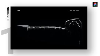 Stage 1 - UI Design for a Photographer's Portfolio Website using Figma