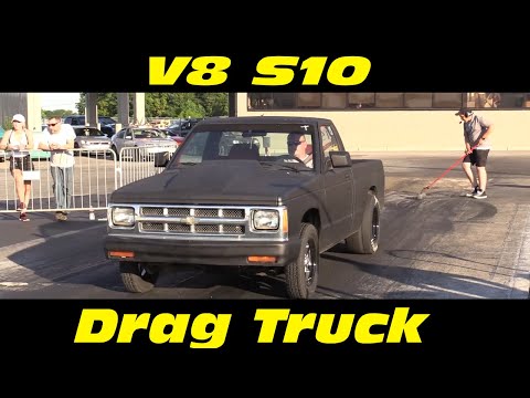V8 S10 Drag Racing Wednesday Night TNT