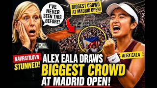 Famous “Martina Navratilova Left SPEECHLESS by Alex Eala Crowd Explosion in Madrid!” Net Worth