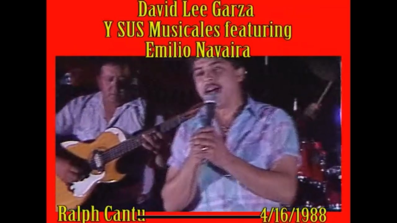 David Lee Garza y Los Musicales with Emilio Navaira Live in ‘88
