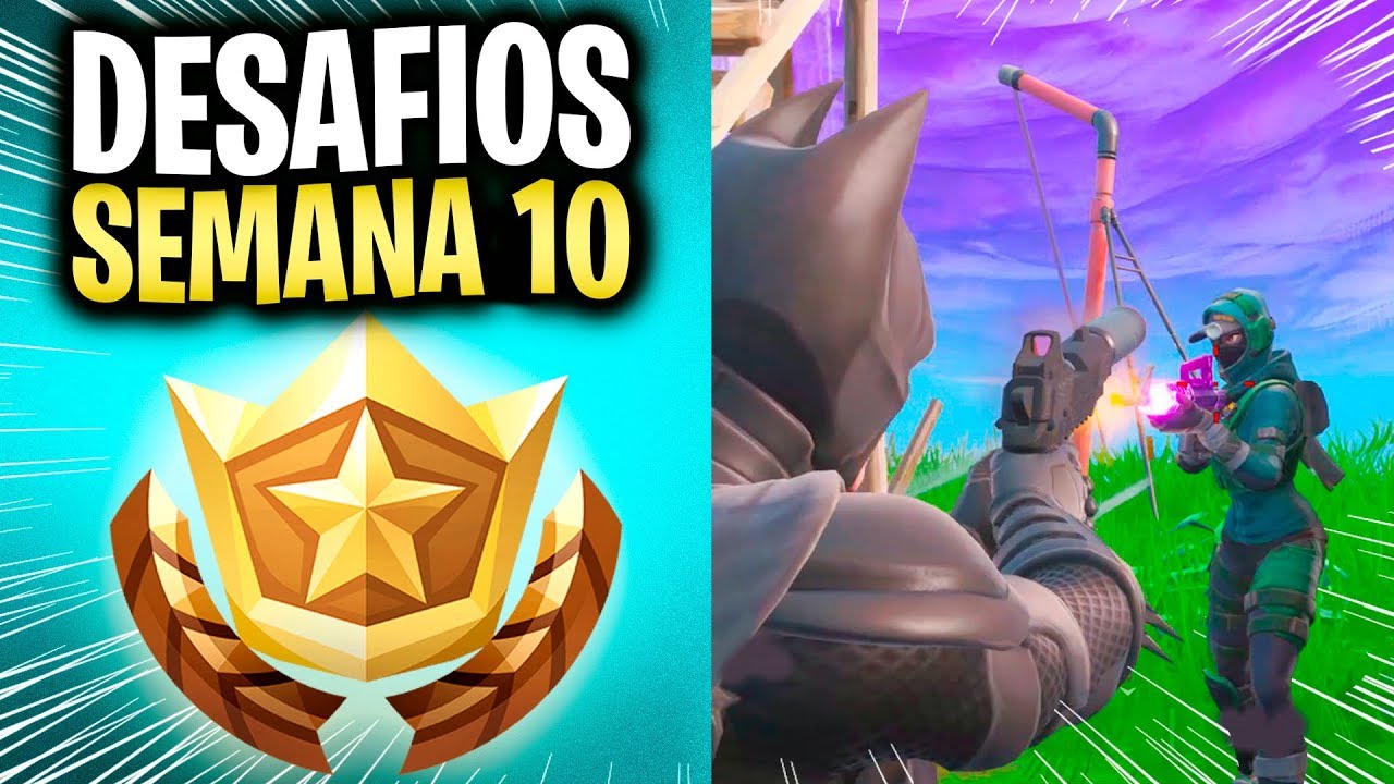 Como COMPLETAR TODOS los DESAFIOS SEMANA 10 ÚLTIMA PARADA FORTNITE TEMPORADA 10 juegos panamericanos 2019 en vivo