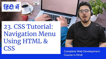 CSS Tutorial: Creating a Navigation Menu | Web Development Tutorials #23