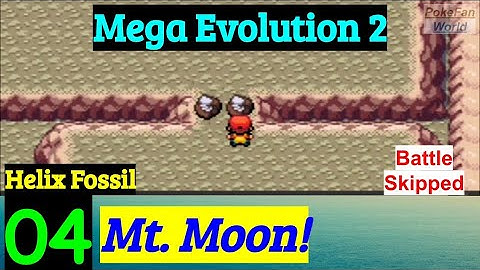 Pokemon Mega Evolution 2 Part 4 Got Moon Stone In Mt. Moon | GBA Rom Hack