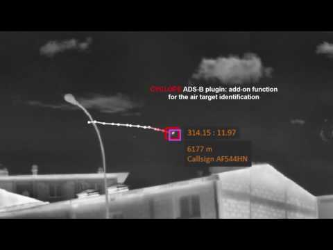 Airport Thermal Security with ADS-B plugin - SPYNEL IR Camera and CYCLOPE software