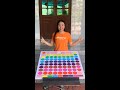 Puzzle sorting ball game challenging hard mode game from rainbow balls, very fast