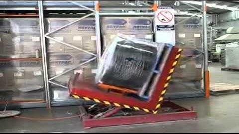 Accurately and Safely Position Goods with Safetech Hydraulic Tilters and Tilting Tables