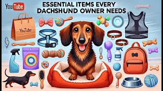 Essential Items Every Dachshund Owner Needs to Know!