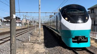 【通過シーン】E657系K17編成神立駅通過シーン