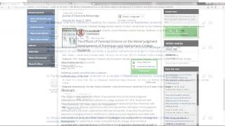 Getting Full Text Articles from a Library Database