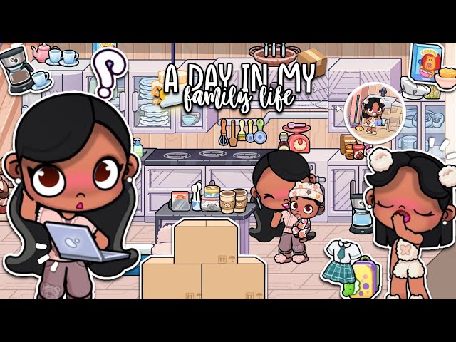 A day in my family's life 🌤️ || Getting A New Toy for Noah! 🛴🤩 || New house || Avatar World 🌎 class=