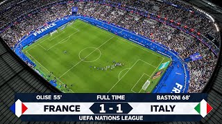 France vs Italy Highlights 1-1 | UEFA Nations League 2026 | Michael Olise & Alessandro Bastoni Goals