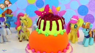 Micii ponei fac tort pentru petrecere / Familia de ponei #ponei #tort #petrecere
