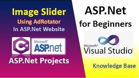 ASP.Net Website Part-3 | Add Image Slider to Homepage using AdRotator