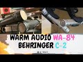 【コンデンサーマイク比較！】WARMAUDIO "WA-84" vs BEFRINGER "C-2"録音して比べてみました！