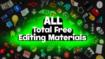 🔥High Quality 😍FREE Editing Materials for YouTube VIDEOS!!