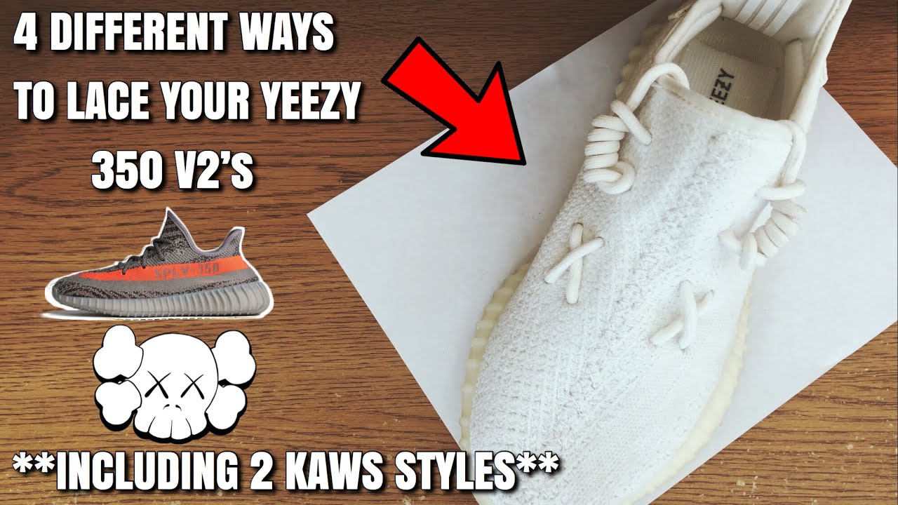 cool ways to lace yeezy 35 v2