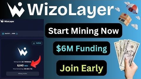 Wizo Layer New Mining 🔥 Wizolayer $6M Fund Raised || Wizolayer Partner SoleWallf || Launch On 24th