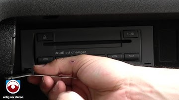 2006-2014 Audi A3 CD changer removal