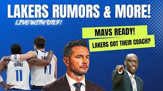 MAVS READY FOR BOSTON?! PLUS LAKERS RUMORS AD MORE LIVE!