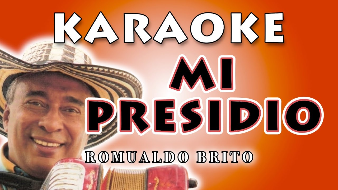 Mi Presidio - Romualdo Brito | Karaoke Vallenato Clásico 🎤🇨🇴 | Versión Exclusiva
