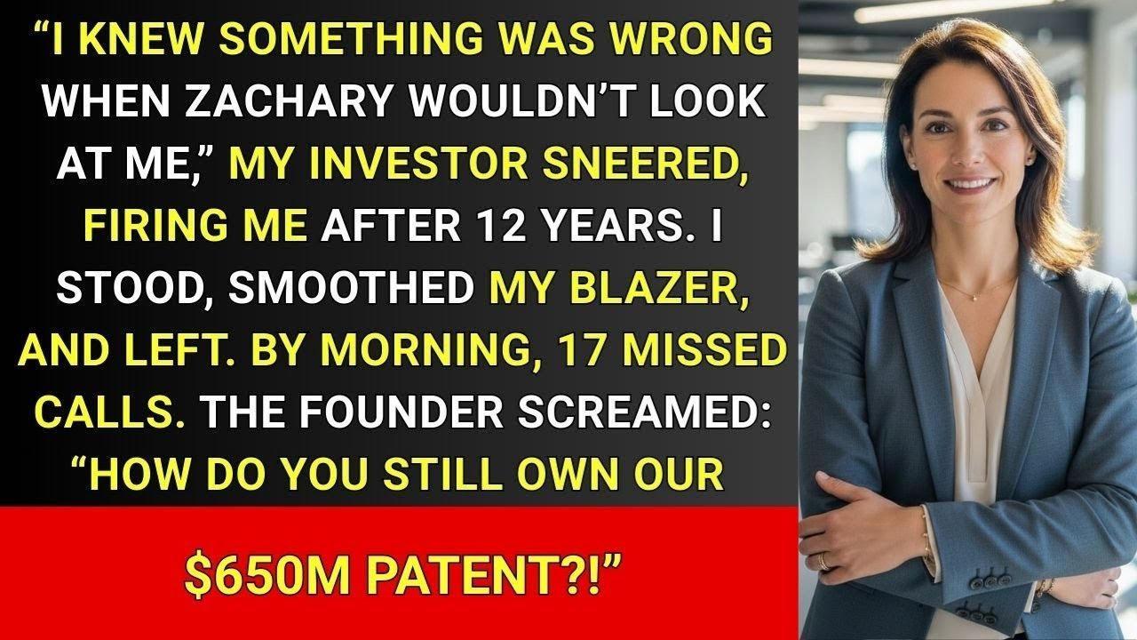 He Fired Me as CEO… Minutes Later I Took Back the $650M Patent
