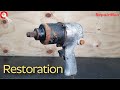 Very Rusty AIR Impact Wrench Perfect Restoration - 녹에 쩔어붙어 버려진 에어임팩렌치 완벽하게 복원[RepairMan]