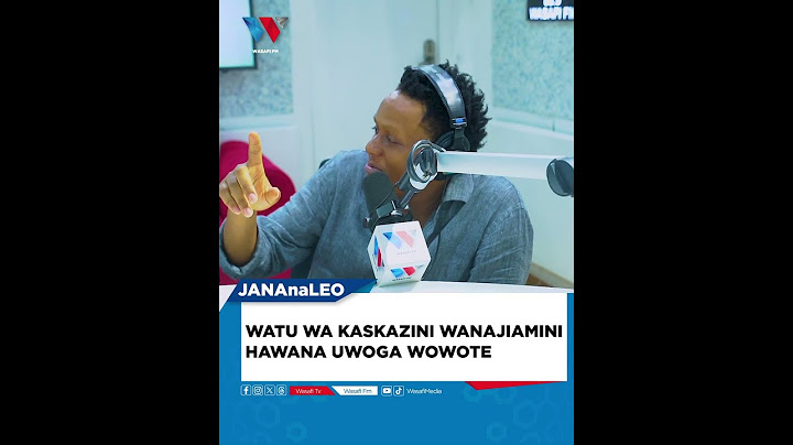 WATU WA KASKAZINI WANAJIAMINI HAWANA UWOGA WOWOTE - MZEE SHAYO.